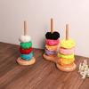 Double Wooden Yarn Holder Rotatable Wooden Yarn Skein Spinner Revolving Yarn Ball Stand Stable Yarn Holder Dispenser