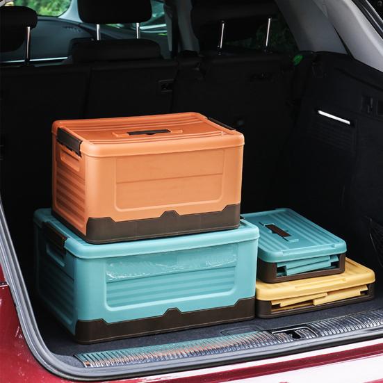 Caixa de armazenamento Suporte organizador de brinquedos dobráveis de plástico resistente ao calor de grande capacidade para casa