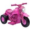 Electric Motorcycle Children 2-5 Years, 3 Wheels, 6 V, 3 Km/h, with Bubble Function, Light and Sound Effects, Pink