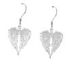 European American Angel Heart Wing Earrings