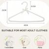 1/2/5/10ps artificial pearl bead bow hanger 40cm pearl dress long pants adult clothing hanger princess cape wedding dress hanger