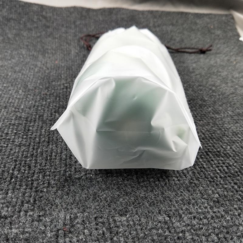 White Translucent Drawstring Umbrella Frosted Storage Bag Portable Children Outdoor Umbrella Scratch-Proof Dustproof EVA Cover