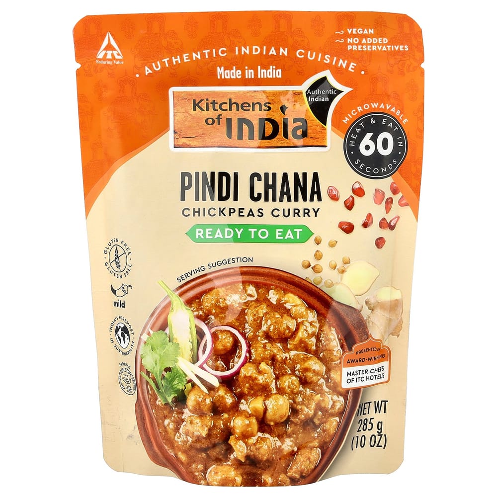 Kitchens of India Pindi Chana Chickpea Curry Mild 10 oz (285 g)