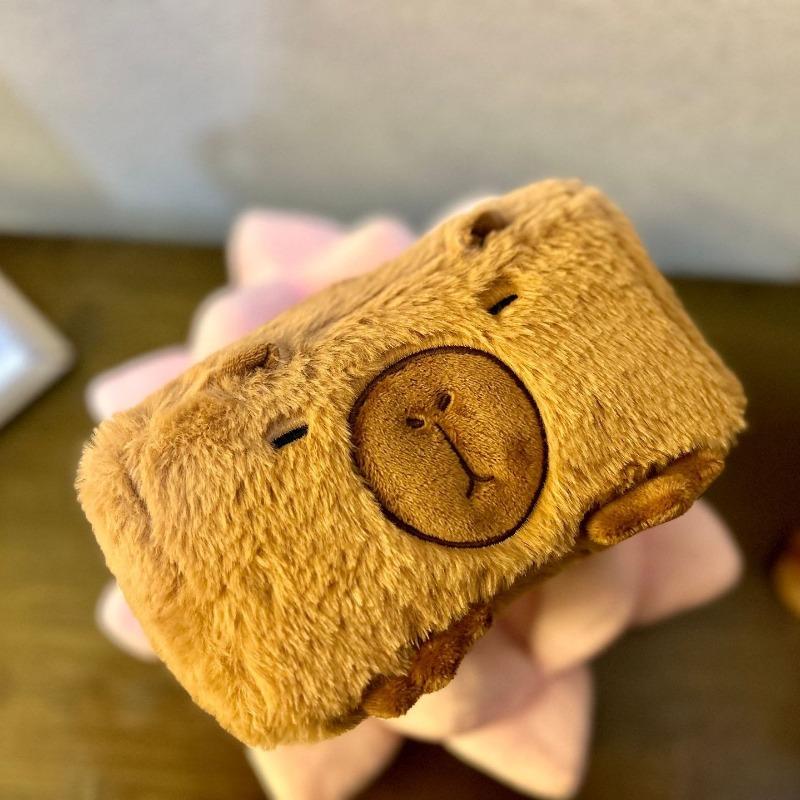 Cutie de șervețele de pluș Capybara Fără umplutură Drăguț Decorațiune pentru casă Jucărie de pluș Kawaii
