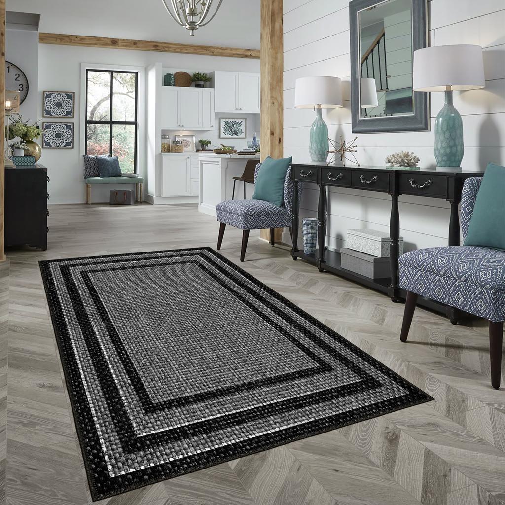 Decorative Area Rugs, Rugs For Living Room, Machine Washable Rug, Non Slip Rug