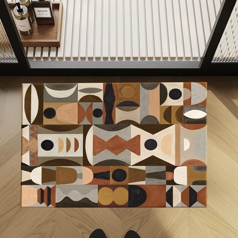 Bathroom Floor Mat Door Mat Absorbent and Non Slip Floor Mat Home Floor Mat Dirt Resistant