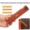 Foldable Marking Ruler Woodworker Horizontal Mark Base with Blisters Multifunctional Positioning Ruler with Scale Measuring Tool