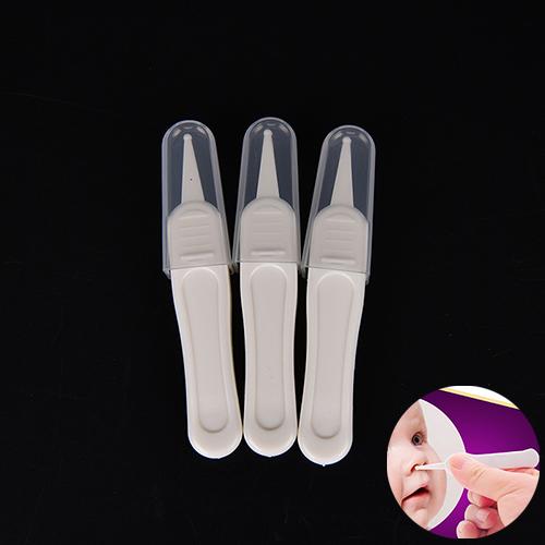 Baby'S Cleaning Tweezer Ear Nose Navel Cleaner Remover Plastic Forceps Body Care,