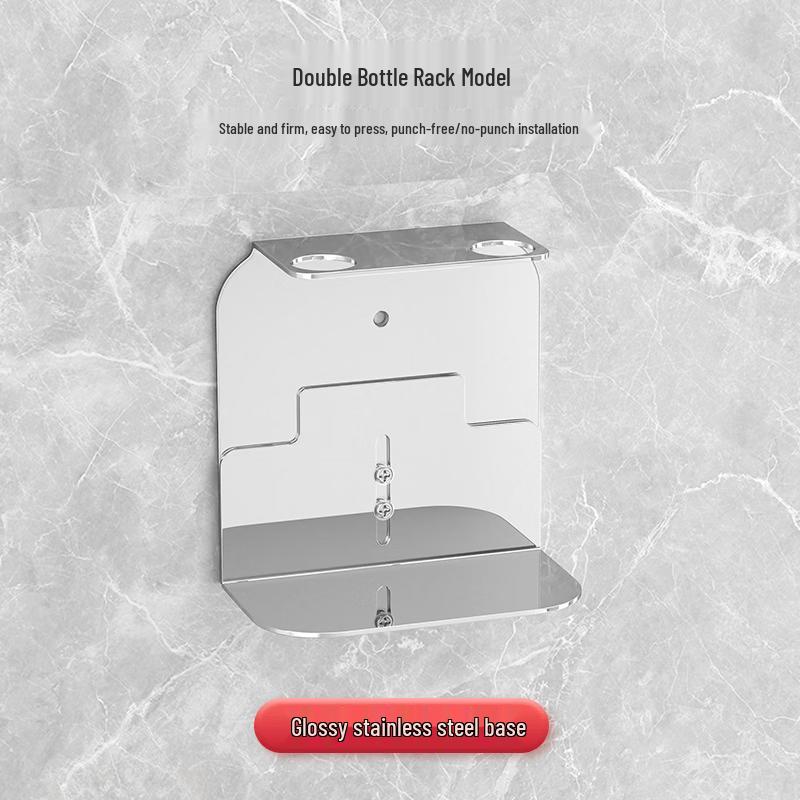 SAFTY DAD Stainless Steel Wall-Mounted Soap Dispenser Holder