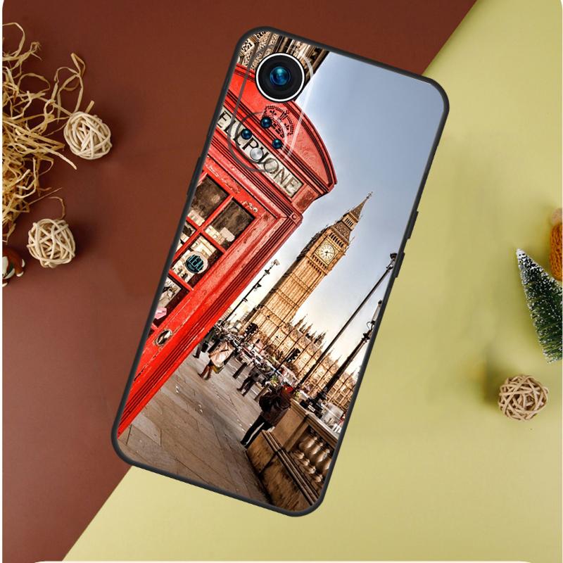 London Bus England Big Ben Case For Honor Magic 7 5 6 Pro Honor 200 Pro 50 70 90 Lite X9b X9a X8b X8a X8 X9 X9c Cover