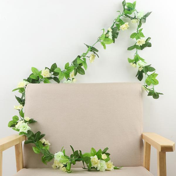 Artificial Rose Garland for Wall Hanging and Indoor Decor