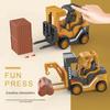Vehicle Childrens Construction Inertia Toy Car With Container Accessories