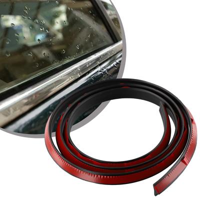 Windshield Seal Strip Moulding Wind Deflector Black Rubber Accessories