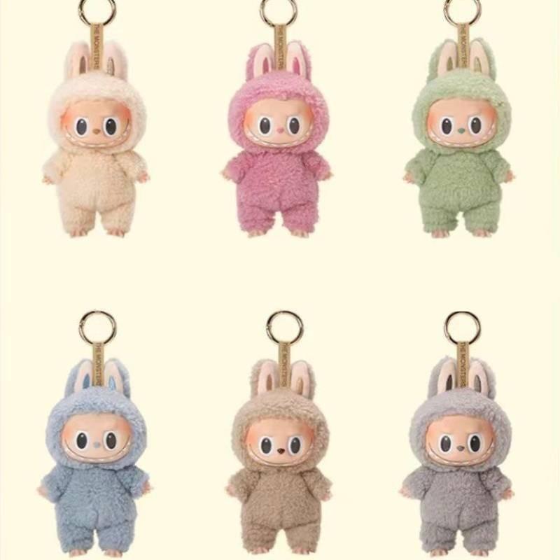 Exclusive Labubu Mokoko Sweetheart Series Macaron Plush Doll Blind Box Collectible