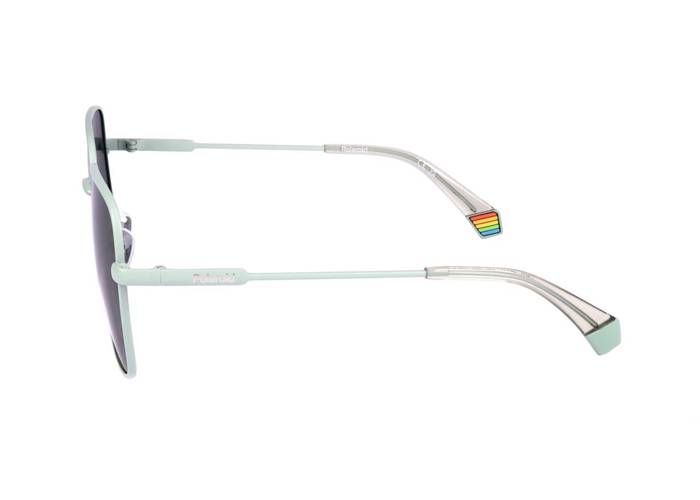 Lunettes de Soleil Polaroid PLD 6194/S/X 56/17/145 N47 MATT AQUA STAINLESS STEEL WOMAN PLD SUN PLD 6194/S/X N47 56 17 145