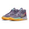 Nike Tênis infantil Kyrie 7 GS Daybreak Roxo Citron-Pulse Siren-Vermelho CT4080-500