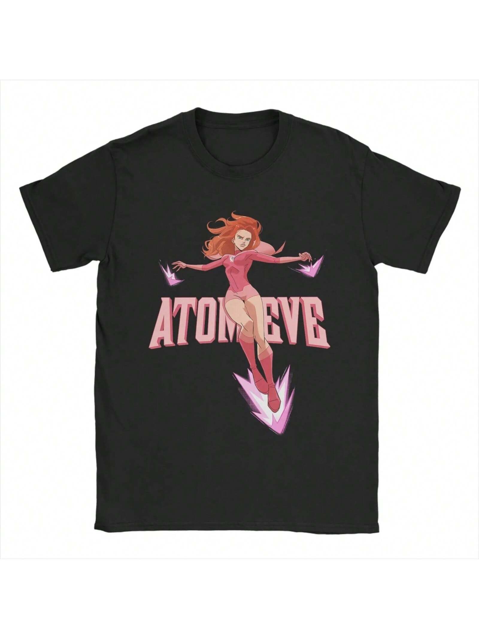 unisex Invincible Presents Atom Eve T Shirt Cotton Clothing Funny Short Sleeve Crew Neck Tees Birthday Present T-Shirts S разноцветный