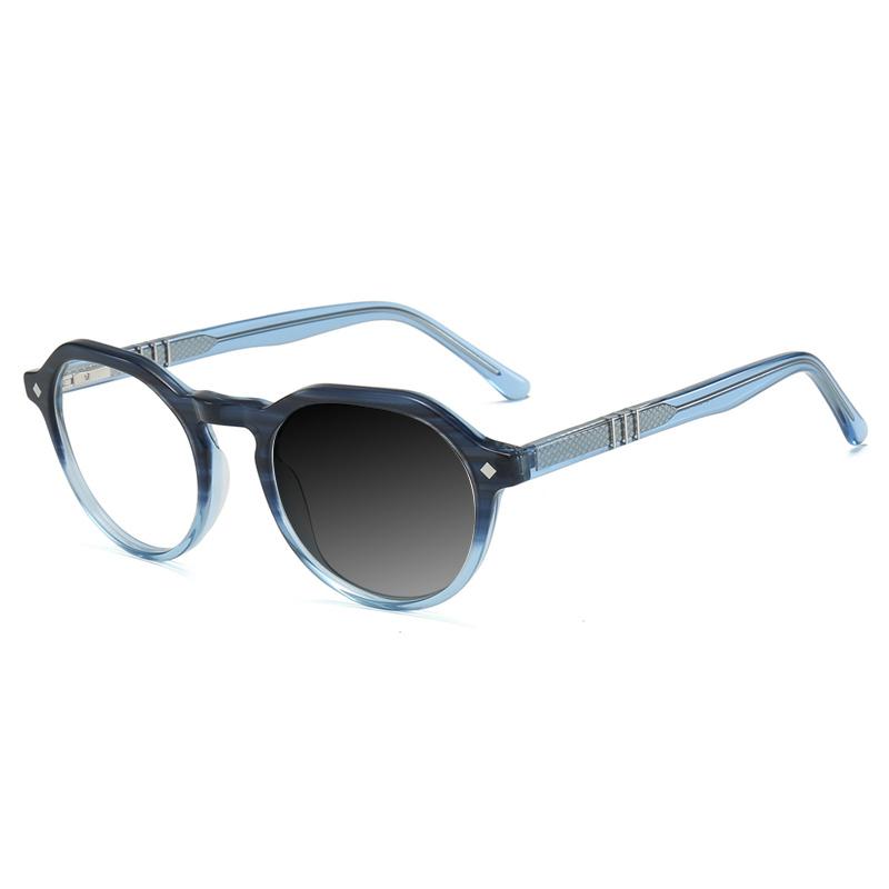 

Новая Мода Рисовые Ногти Ацетат Маленькая Круглая Оправа Фото Коричневый Серый Анти-Синий Свет Женские Пресбиопические Рецептурные Очки для Чтения +6.0