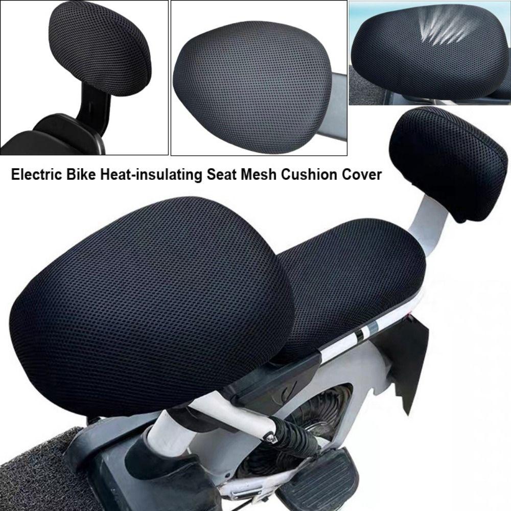 Breathable Mesh Seat Cushion Cover Outdoor Anti-Slip Cover  Electric Bike Accessories