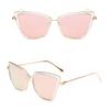 Metal Retro Oversized Sunglasses Women Sexy Cat Eye Luxury Sun Glasses Female Black Gradient Vintage Ladies Oculos De Sol