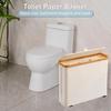 Toilet Paper Storage Basket Large Capacity Waterproof Multi-purpose Easy To Install Toilet Paper Storage Organizer with Lid