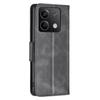 For Xiaomi Redmi Note 13 5G Leather Case Shockproof TPU Stand Solid Color Phone Cover