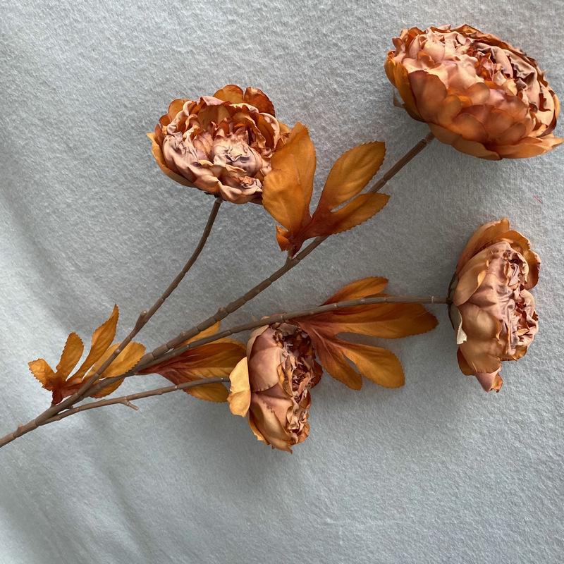 

Четырехглавый пион Guochao искусственные цветы для украшения стола в помещении