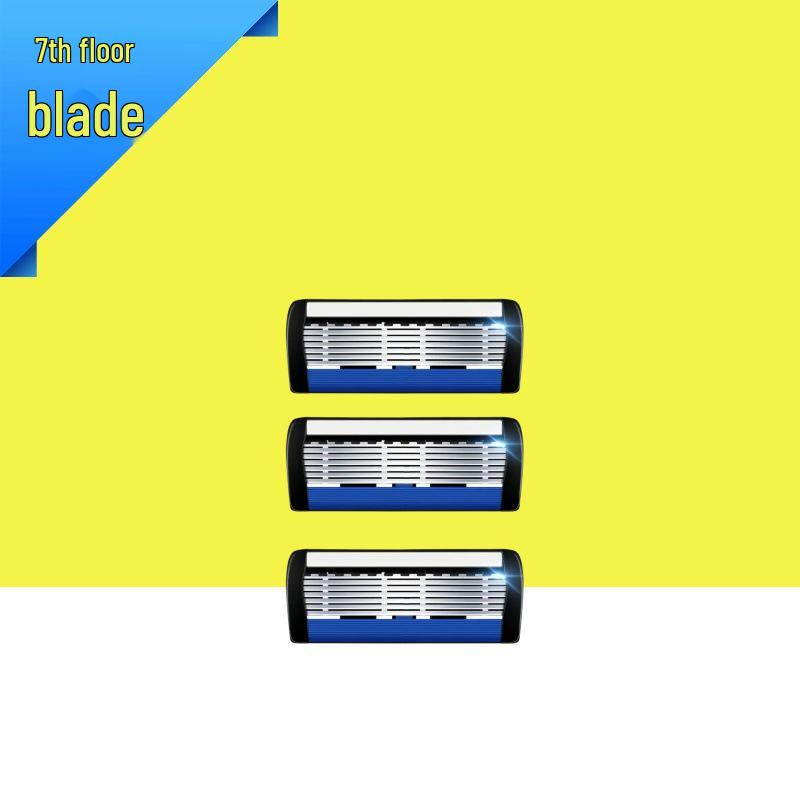 Chinese Style Manganese Steel Razor with Stainless Steel Seven-Layer Blades for Precise Face Trimming – Exquisite Workmanship