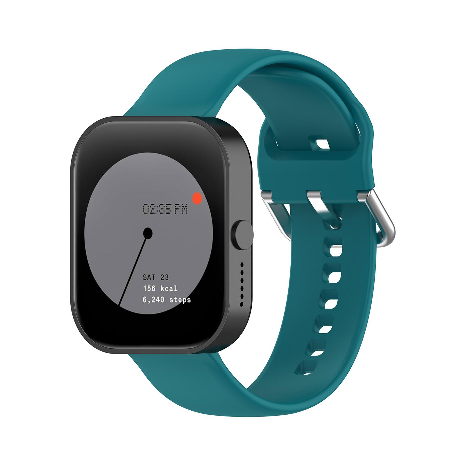 

Сменные ремешки для часов CMF Watch o(Д395) Женские Мужские Девичьи Мягкие Силиконовые Ремешки для Замены зелёный