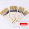 High-Grade Heat-Resistant Hog Bristle Brush with Long Wooden Handle for Industrial Cleaning