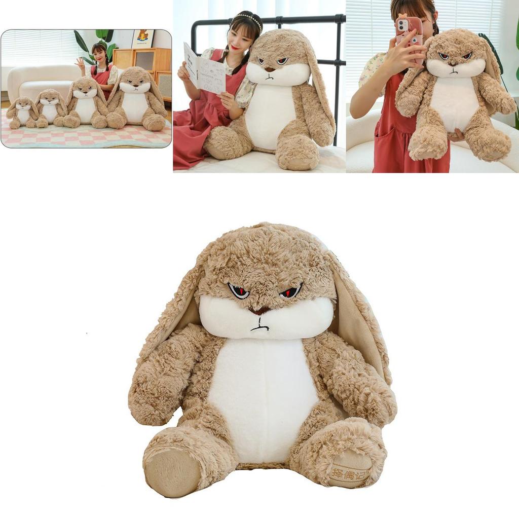 Cartoon Rabbit Plushie Lovely Bunny Toy For Girls Snuggly And Cuddly Perfect Gift For Birthdays