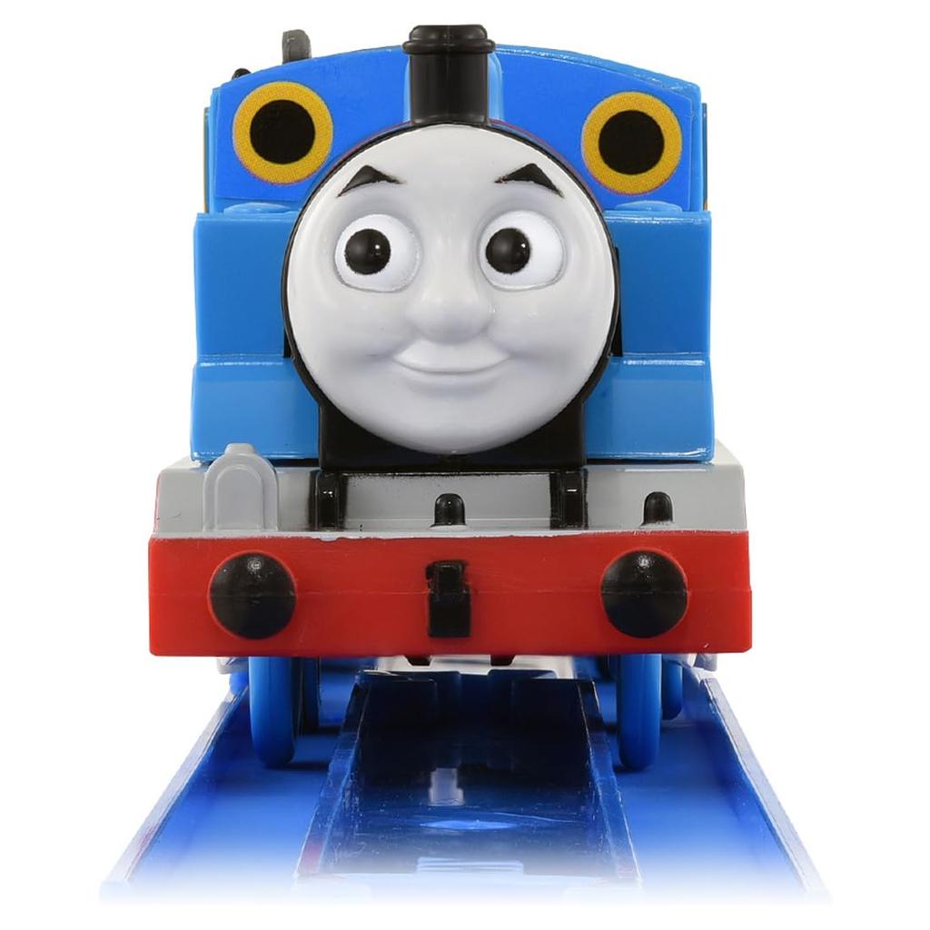 Takara Tomy "Plarail Thomas the Tank Engine Basic Set" Train Toy for Ages 3 and Up, Meets Toy Safety Standards and ST Mark Certified