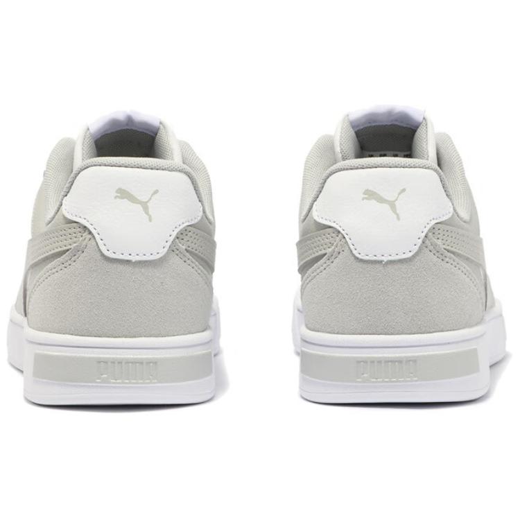 Puma Caven Unisex Low Top Skate Shoes Grey White 399398-11