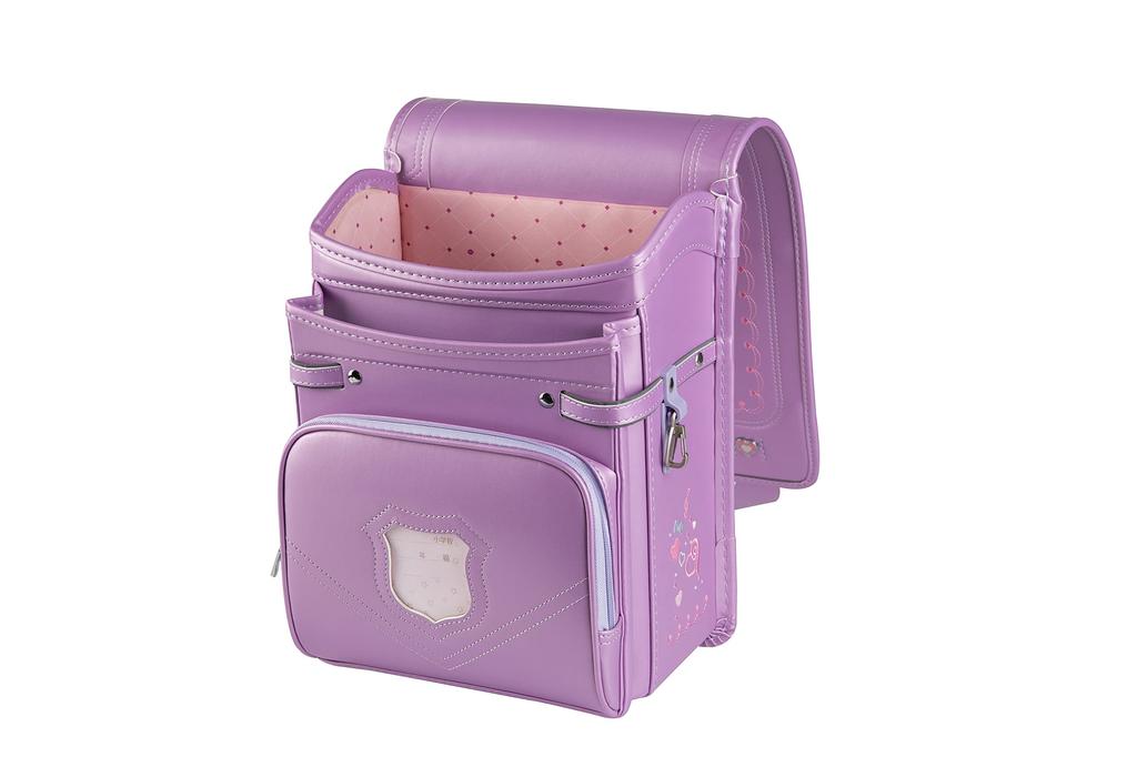 FancyLuLu Exclusive School Reinforced Direct from the with Transparent Large Fits A4 Embroidered Automatic School Gift [Amazon Brand] Girls' Backpack,