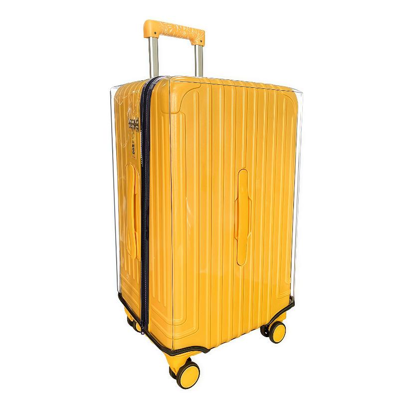 Transparent Waterproof PVC Luggage Protector for Trolley Suitcases - Wear-Resistant and Dust-Proof