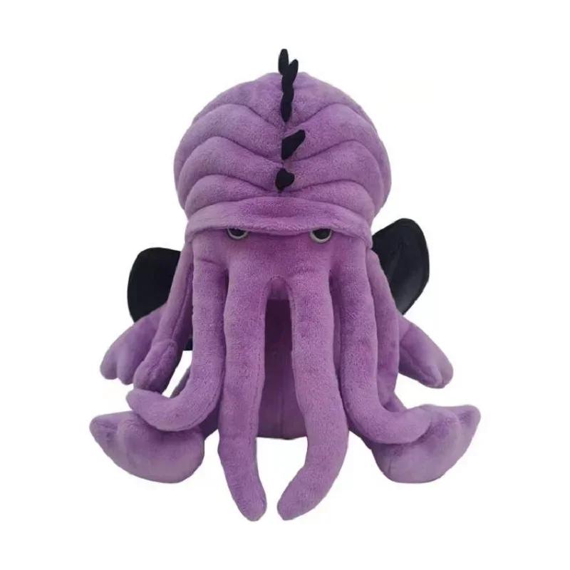 

25CM CthulhuCraft Plush Toy Cartoon Plush Doll Stuffed Soft Toy Birthday Gift For Children фиолетовый
