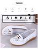 Korean Style Spring 2024 Women's Casual Loafers - Slip-On Bean Shoes for Moms.