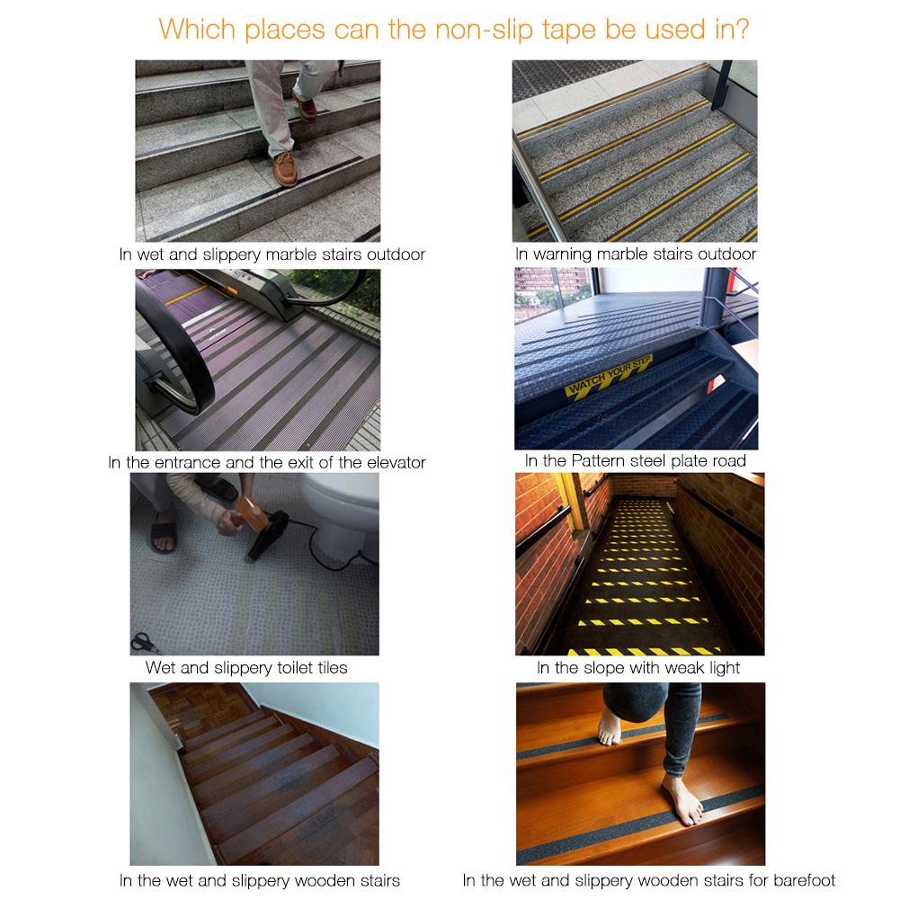 Cheap Self-adhesive Frosted Non-slip Safety Warning Ground Stickers ...