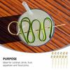 OUNONA 100pcs Cocktail Picks Star Sticks Bamboo Knot Picks Fruit Sandwich Party Supplies Bar Party BBQ Snacks Bamboo Skewers Club Sandwich Martini App