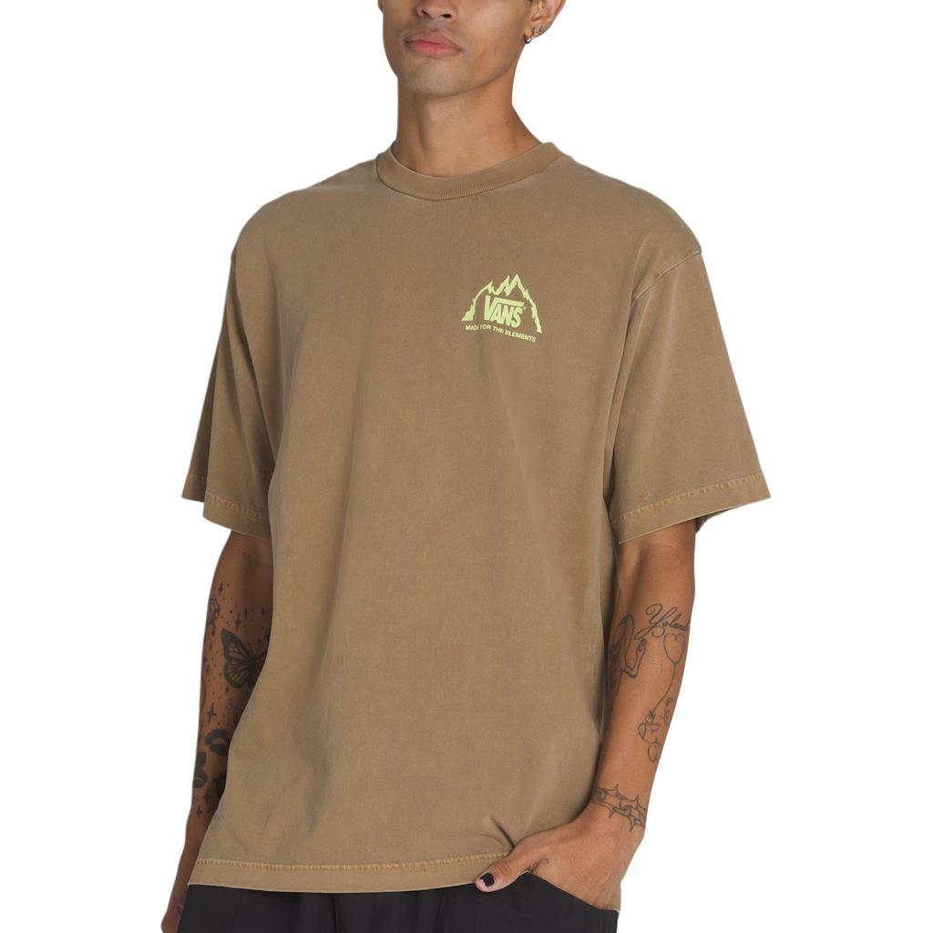 Vans T Shirts Unisex Brown Crew Neck Moderate VN000JQP0E0