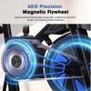 Formill QK116C Magnetic Exercise Bike 6KG Flywheel Adjustable Seat & Handlebar LCD Display Silent Indoor Cycling Bike for Home Fitness
