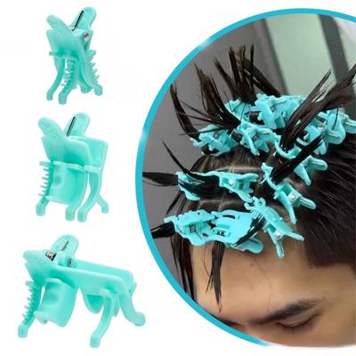 25Pcs Reusable Salon Hair Perm Clips Barbershop Tools Hook Loop Hair Rollers  for Short Hair Perming