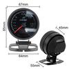 Racing Gauge Voltage Display Car Gauge Turbo Boost Gauge LCD Digital Display 7 Color