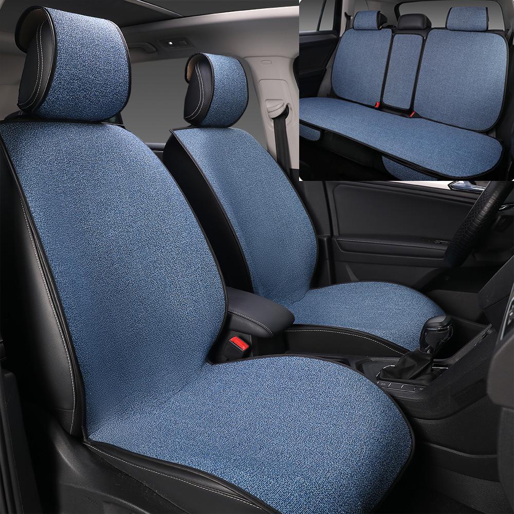 Universal Cotton Linen Car Seat Cushion for Buick Excelle, Regal, LaCrosse, Excelle GT, Encore - All Seasons.