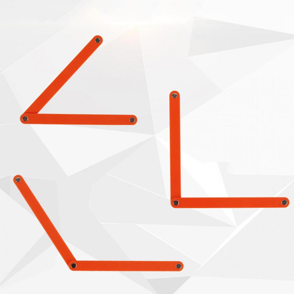 10ks/sada Magnetické geometrické proužky 4-10cm Nástroje Stavební polygonové učební pomůcky