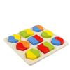 Children's Early Education Educational Wooden Toy Color Geometric Shape Puzzle Shape Building Block Matching Toy