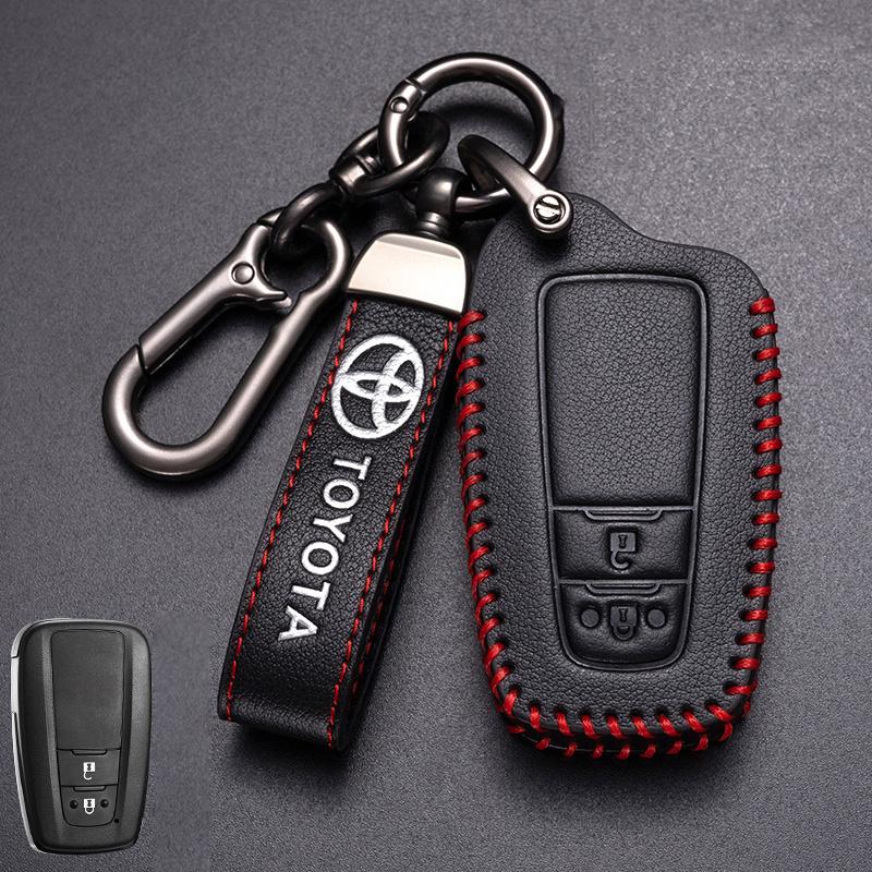 

Car Remote Key Case Cover Shell Protection Accessory For Toyota Corolla C-HR Highlander Gazoo Racing Camry Levin RAV4 VIOS IZOA