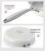 316 Stainless Steel Ceramic Flat-Bottom Non-Stick Wok and Frying Pan for Gas and Induction Cookers
