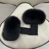 Fox Fur Cuff Arm Warmer Lady Bracelet Real Fur Wristband Glove High Quality Fox fur Cuffs Hot Sale Wrist Warmer