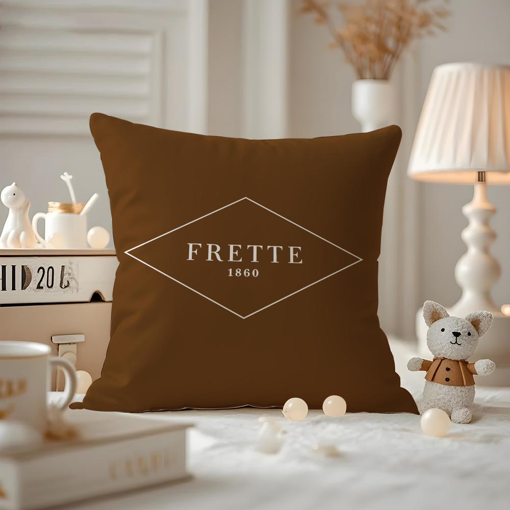Cushion Cover Anti-dustmite Pillowcase Invisible Zipper Silky Short Plush Sofa Cushion Cover FREITAG